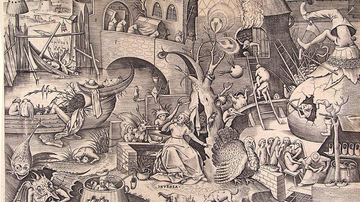 Питер Брейгель Старший. Зависть. ок. 1560 (фрагмент)