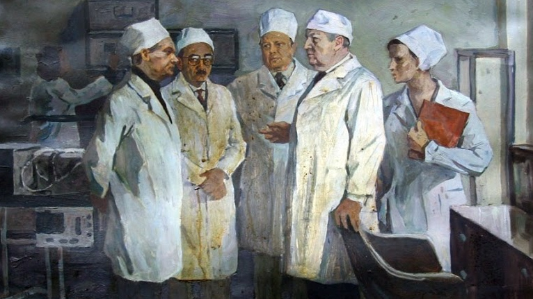 Захаревич Мефодий Лукич. Консилиум (фрагмент). 1970-е