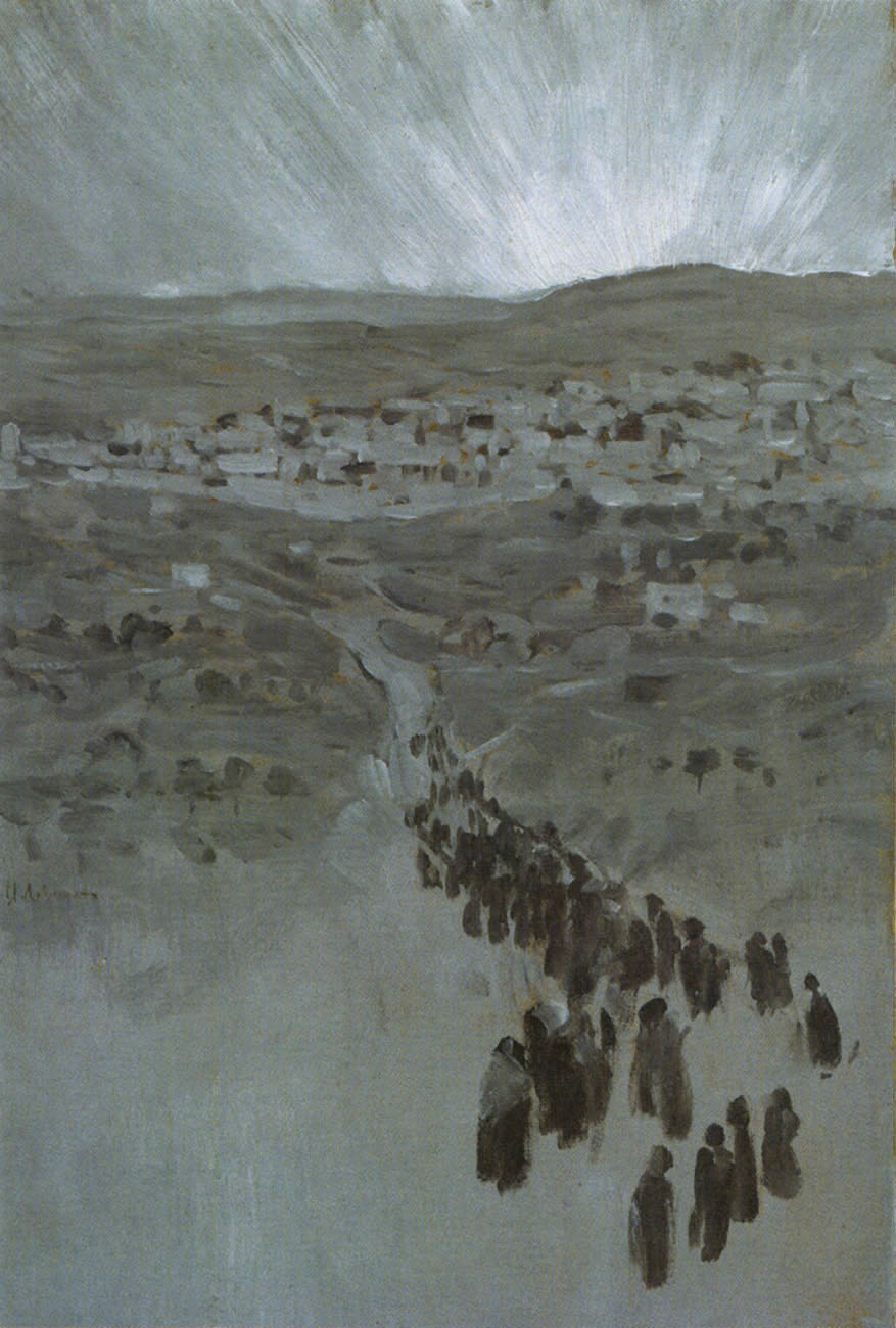 Исаак Левитан. На пути к Сиону. 1890