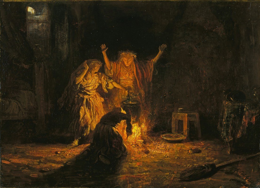Александр-Габриэль Декан. Ведьмы из «Макбета». 1841-1842