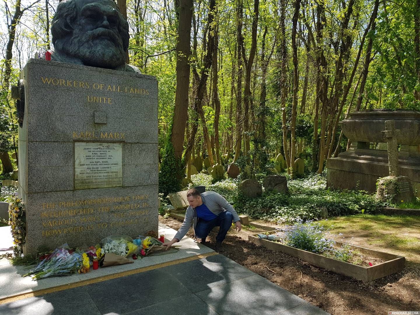 Хайгейтское кладбище, Лондон, Великобритания. 05.05.2018
