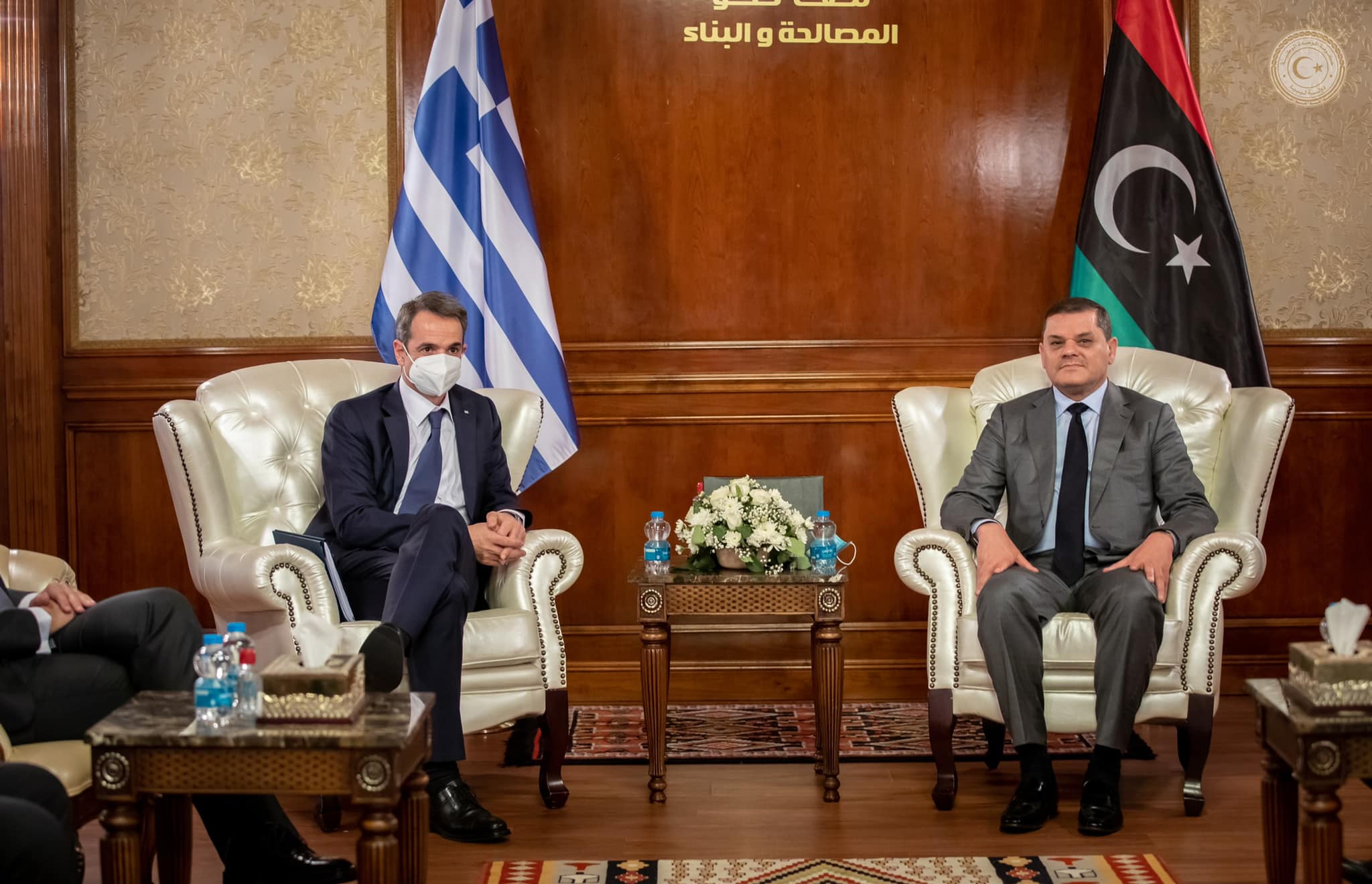 Встреча премьеров Греции и Ливии