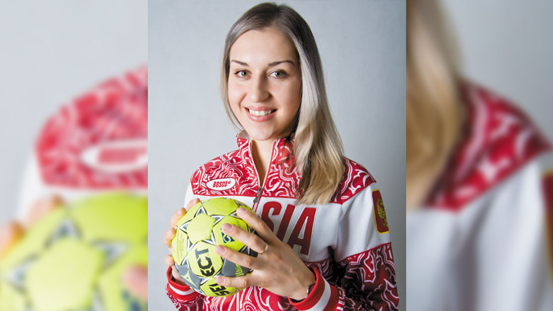 Многократная чемпионка России по гандболу Ольга Акопян (Левина) 