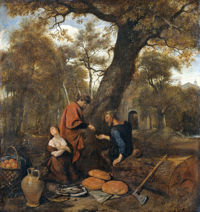 Ян Стен. Эрисихтон продает свою дочь в рабство. 1650-1660