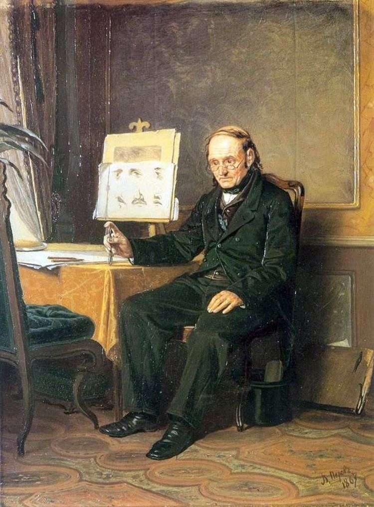 Василий Перов. Учитель рисования. 1867