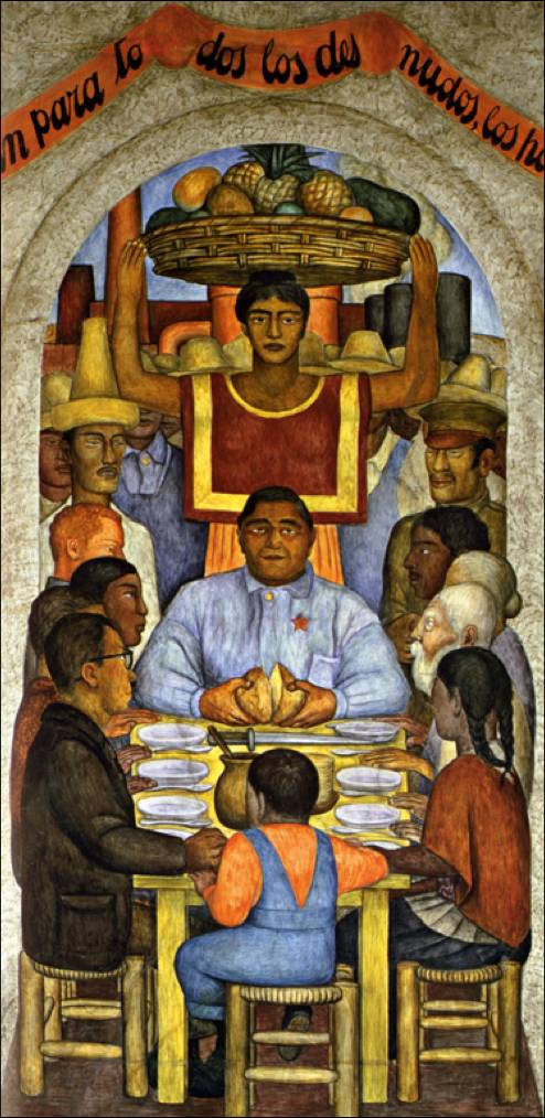 Диего Ривера. Наш хлеб. 1928 г.