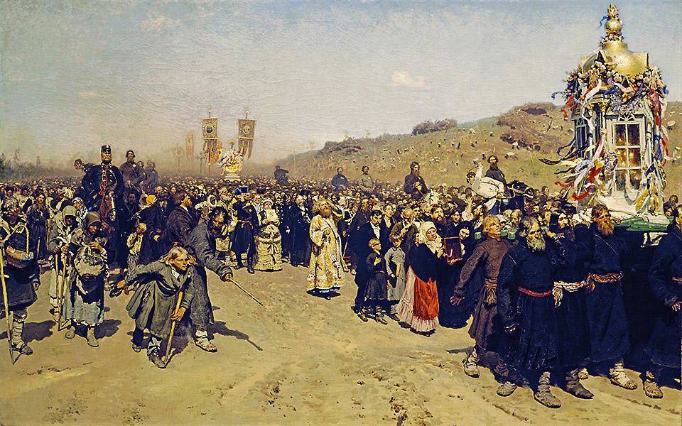 Крестный ход в Курской губернии. 1880–1883 гг.