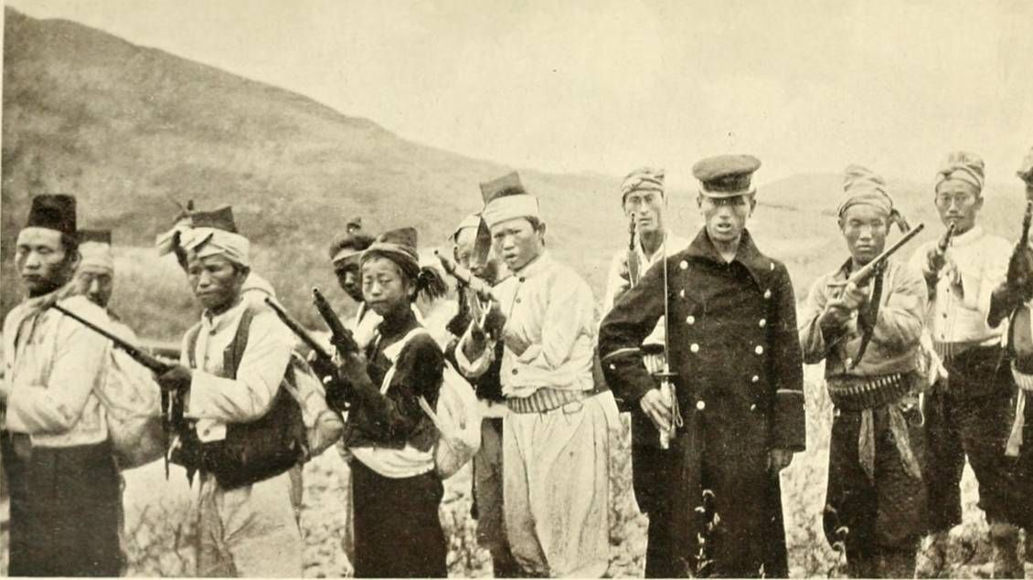 Корейские повстанцы фото (фрагмент) (1908)