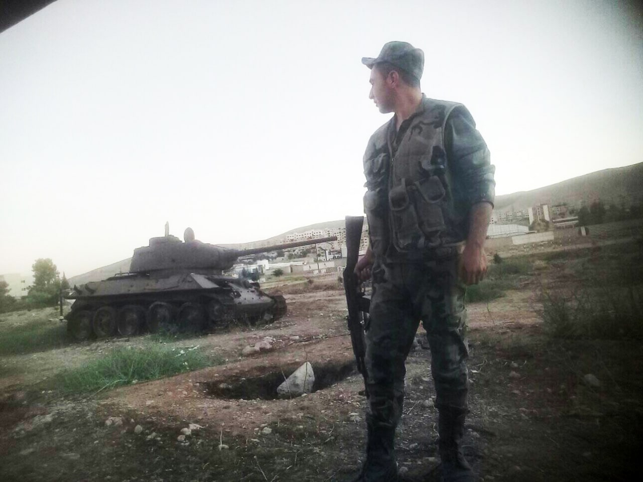 Т-34 под Дамаском, Сирия