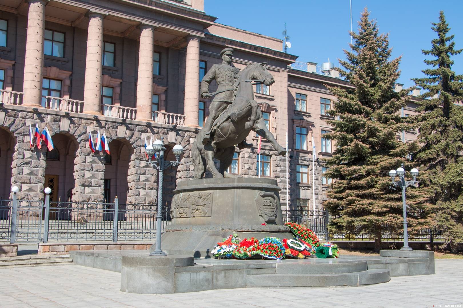 Памятник Георгию Жукову. Екатеринбург.