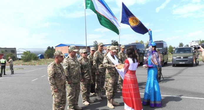 Команда минобороны Узбекистана, прибывшая в Тыву 