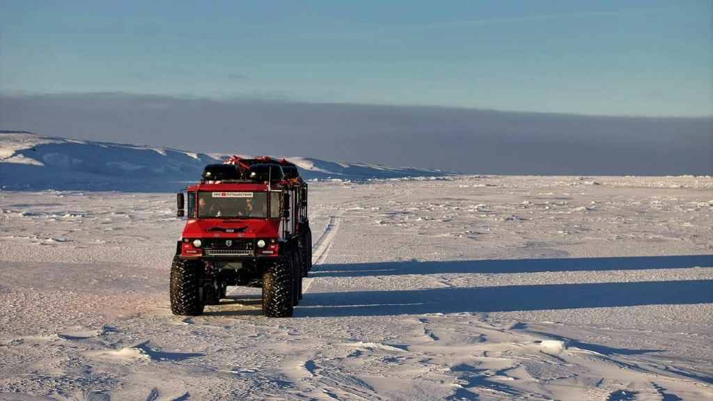 Вездеход Бурлак в Арктике