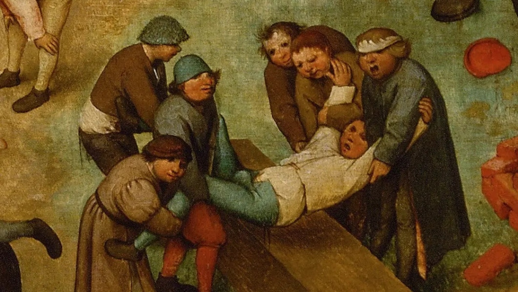 Питер Брейгель Старший. Игры детей (фрагмент). 1560