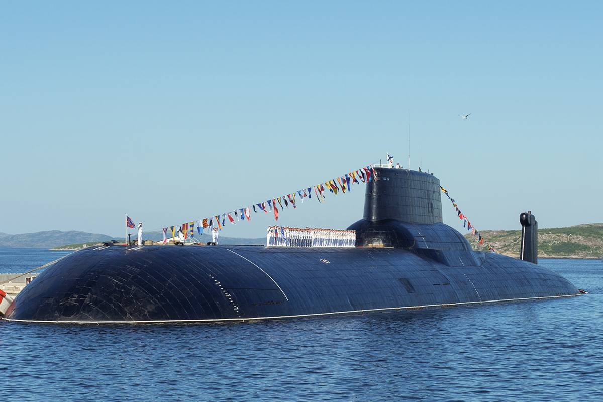 Подводная лодка «Дмитрий Донской» проекта 941 «Акула» (архивное фото)