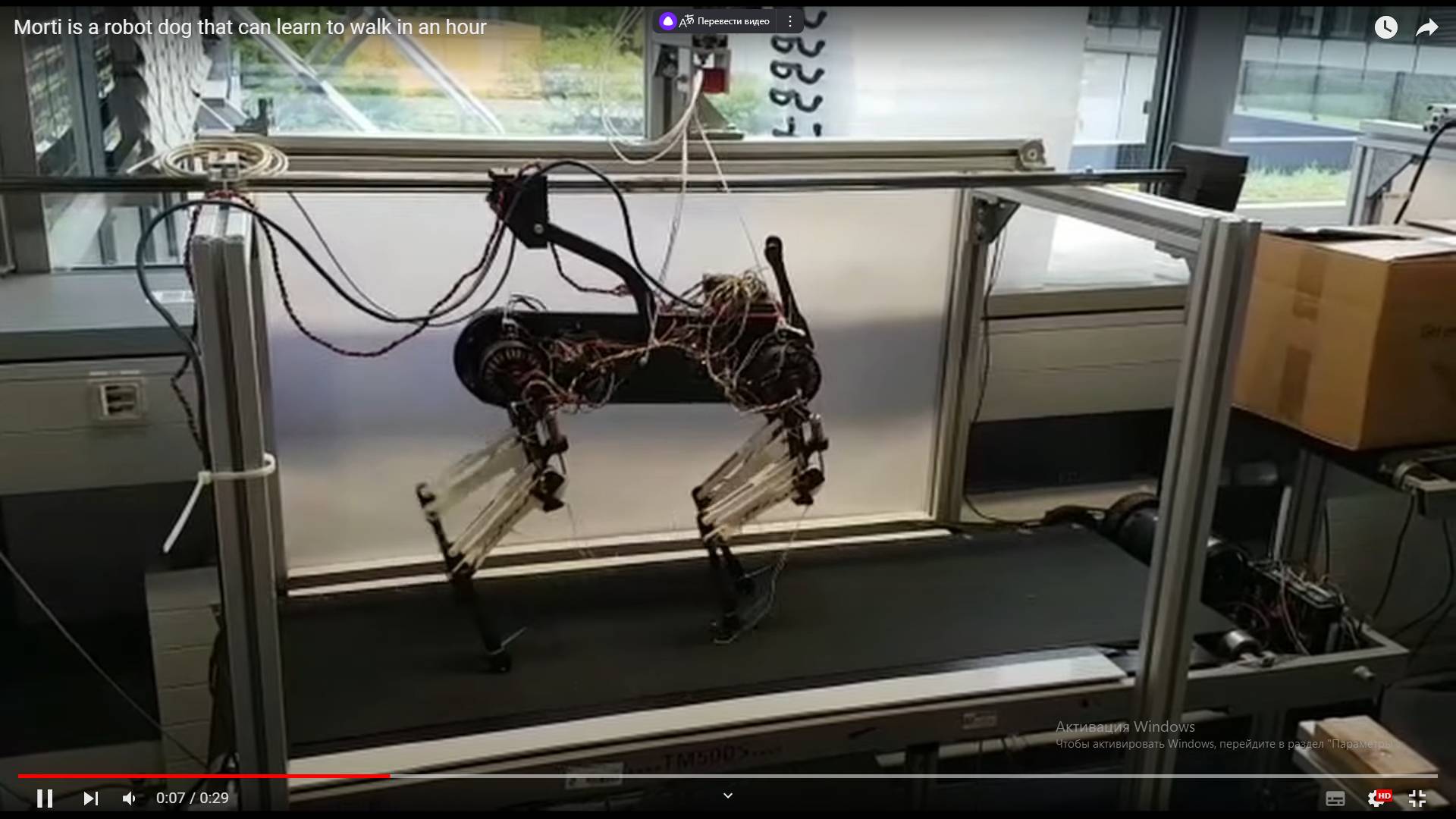 Цитата из: Morti is a robot dog that can learn to walk in an hour. Dezeen 2022.