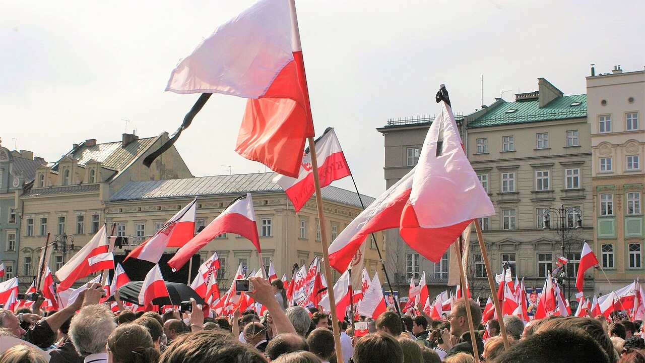 Митинг польских националистов