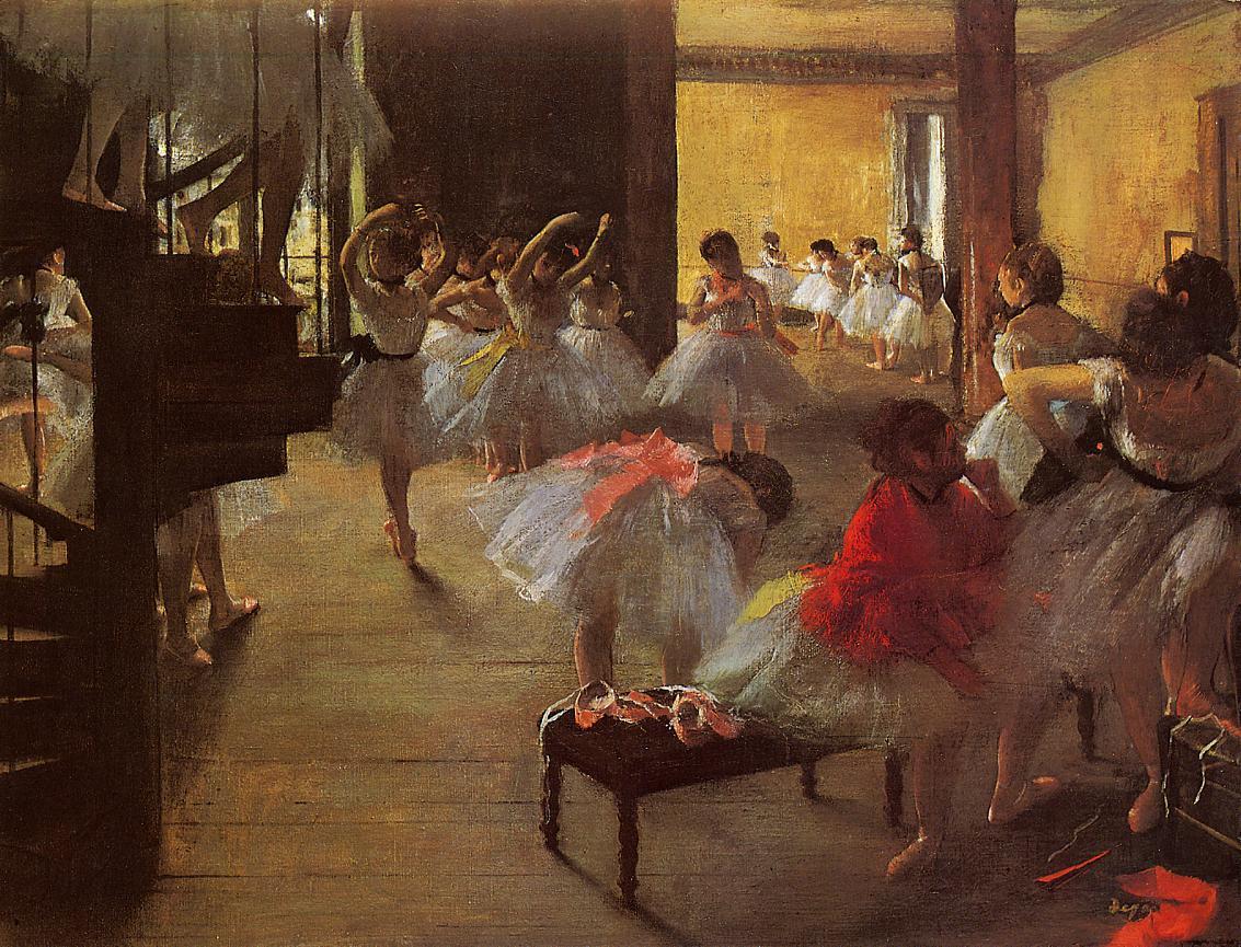 Эдгар Дега. Танцевальный класс. 1873