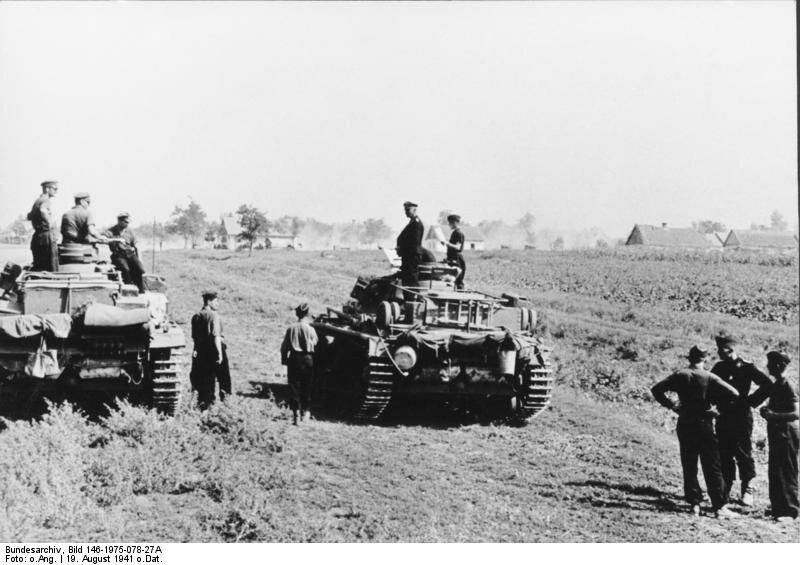 Колонна войск вермахта 1941