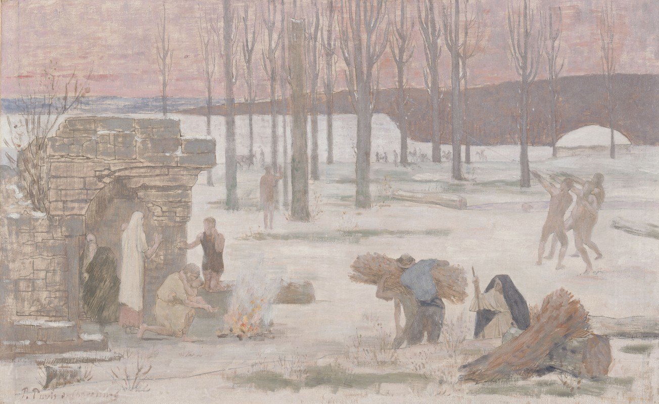 Пьер Сесиль Пюви де Шаванн. Зима. 1889