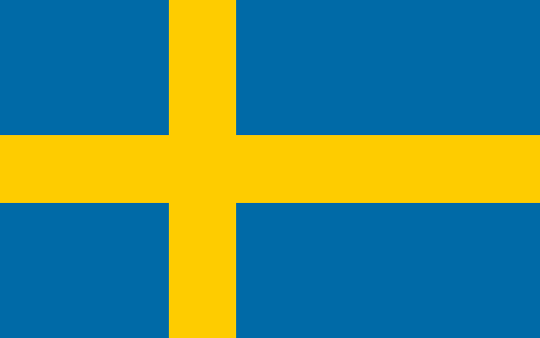 Флаг Королевства Швеция