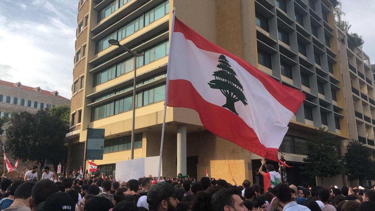 Протесты в Ливане 