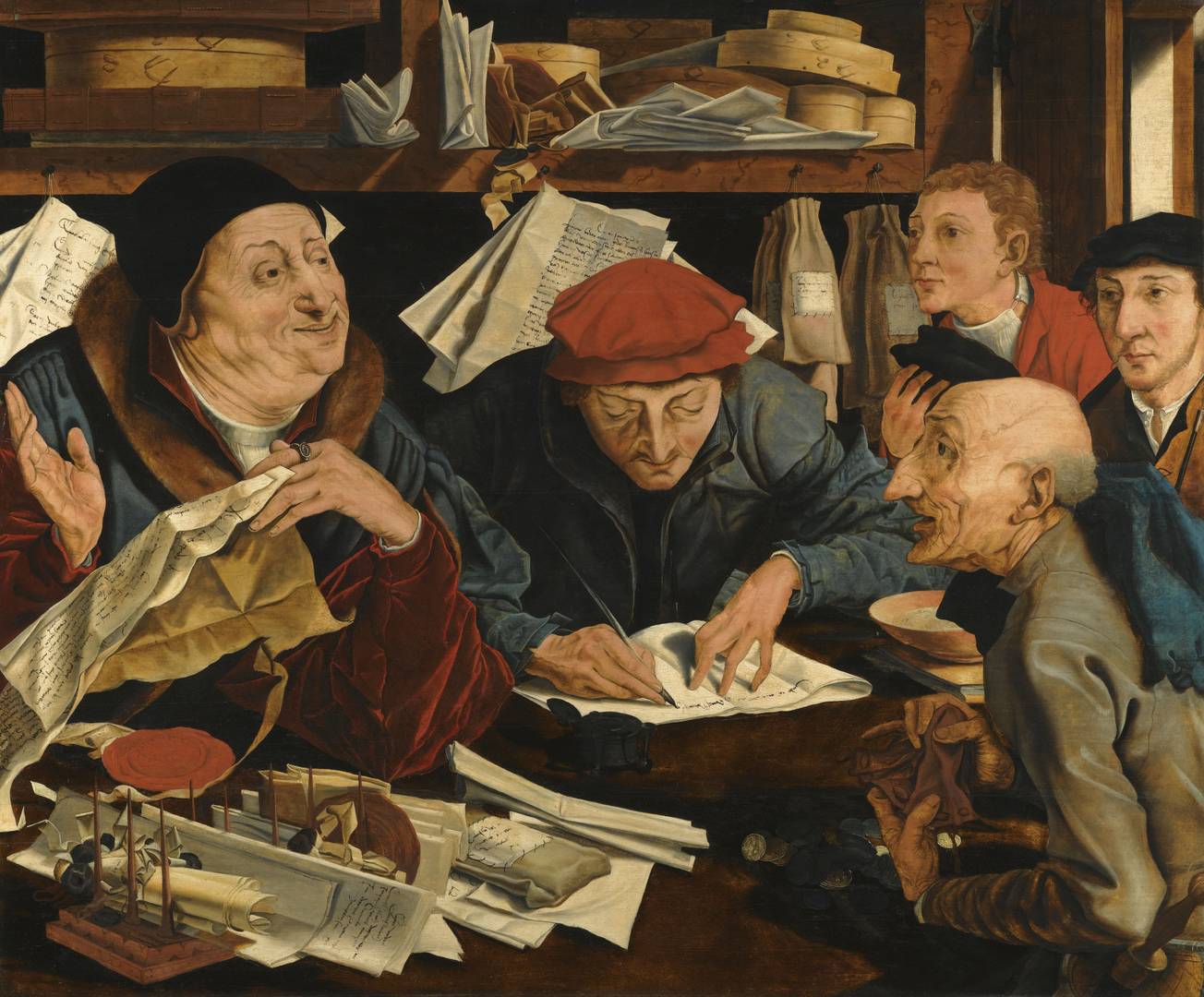 Маринус Ван Рейаерсвале. Сборщики налогов. 1545