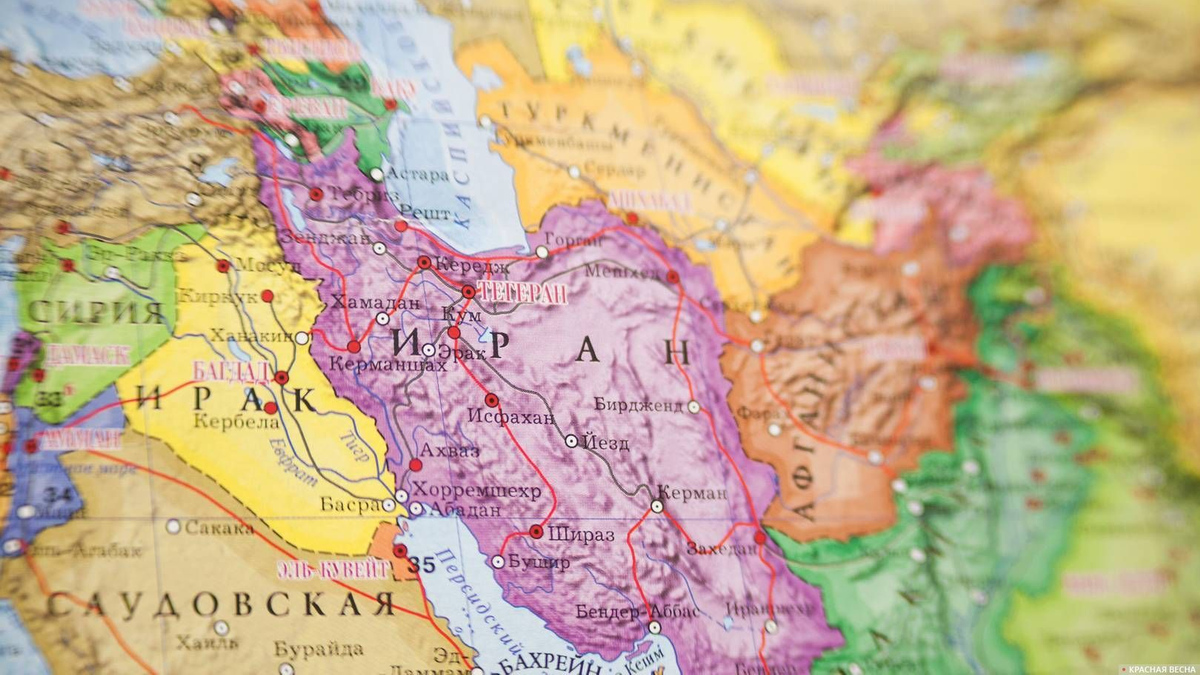 Иран Карта мир