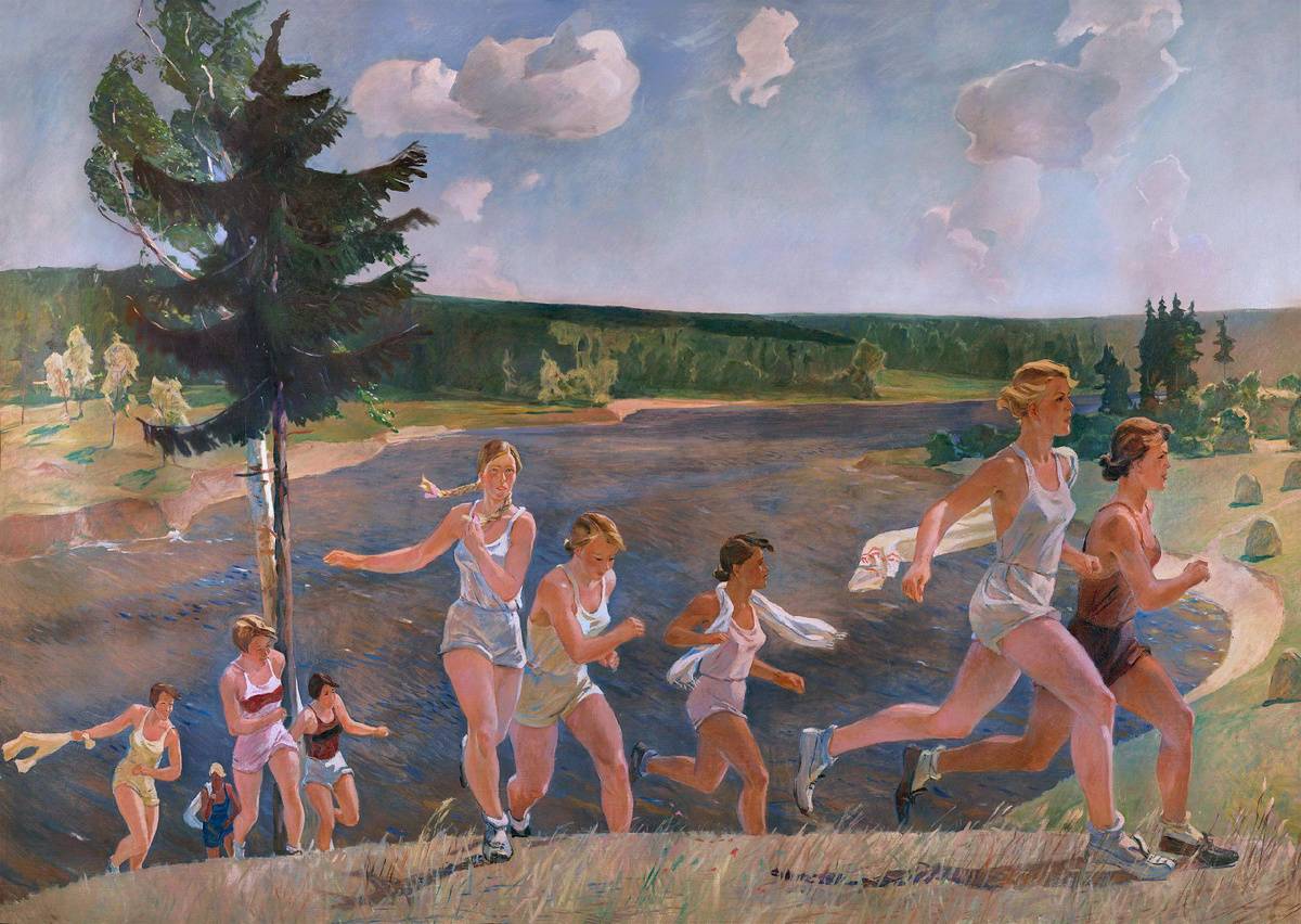 Александр Дейнека. Раздолье. 1944. Государственный Русский музей