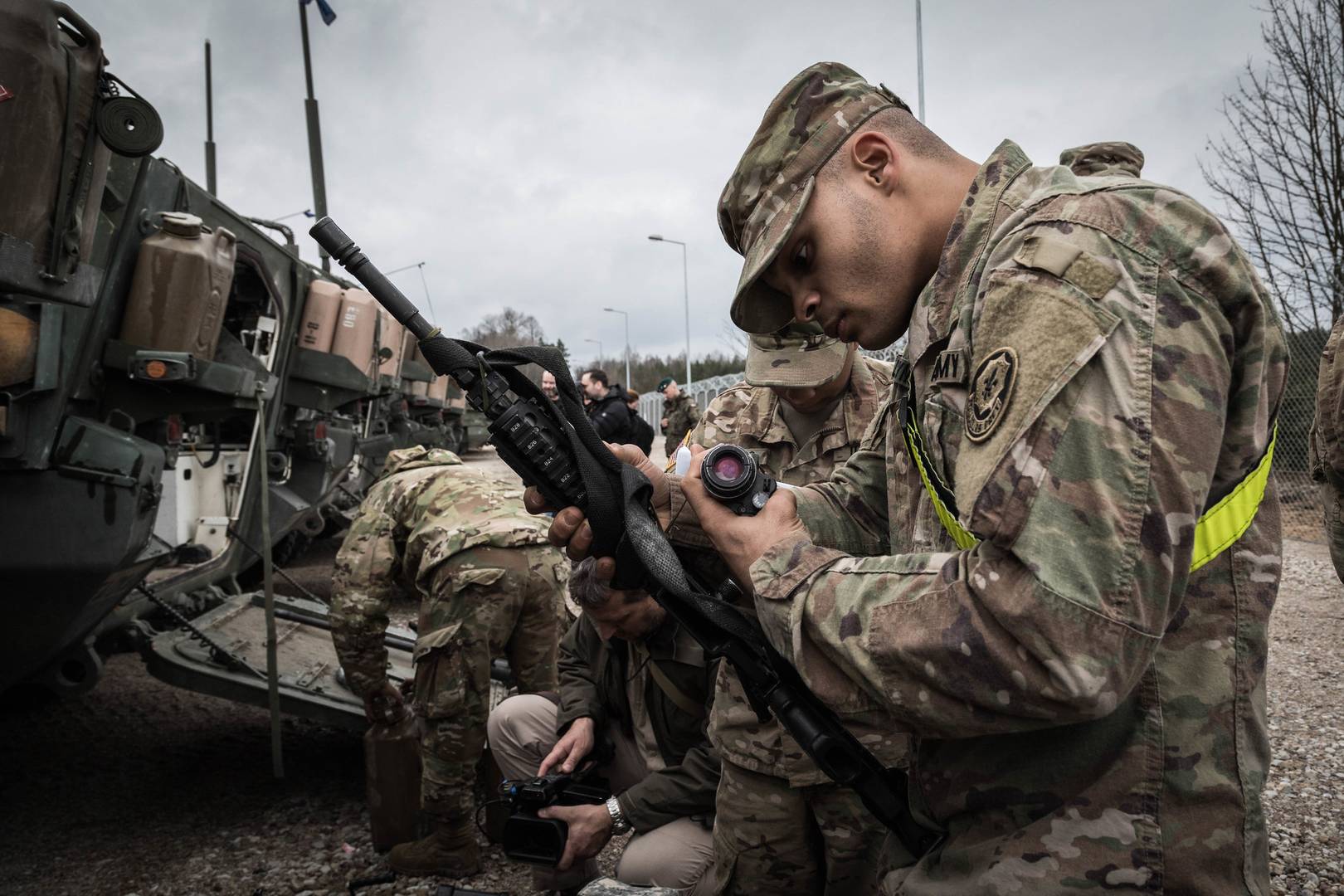 Американские военные в Польше