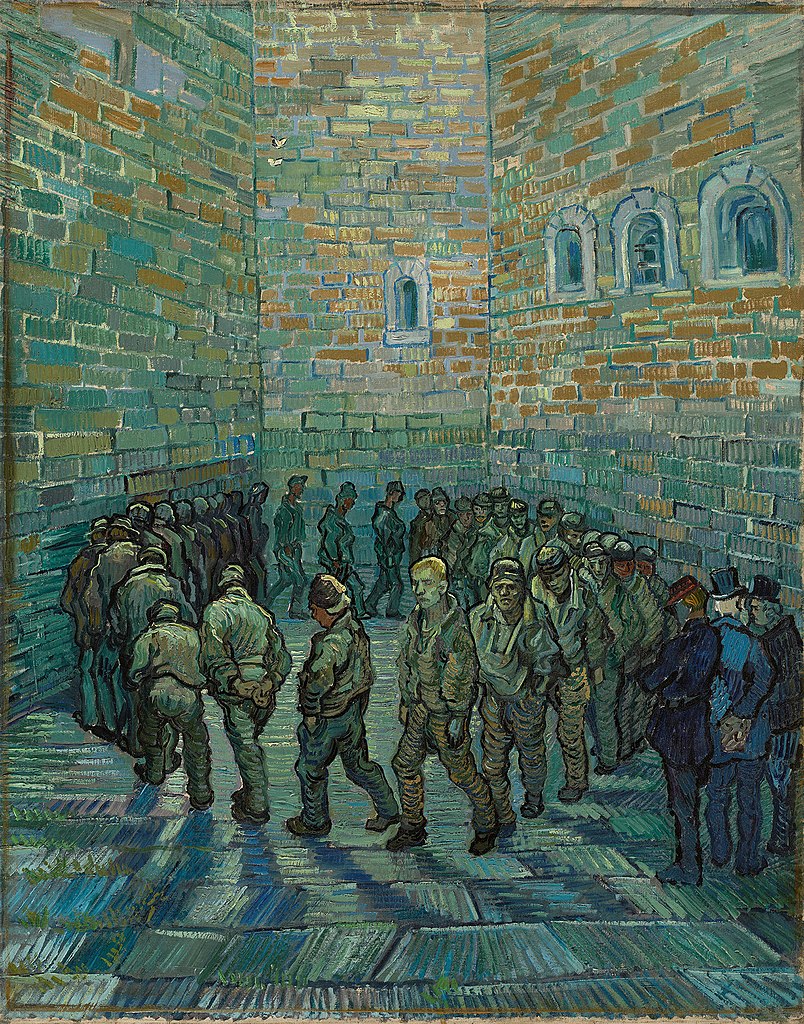 Винсент ван Гог. Прогулка заключённых. 1890