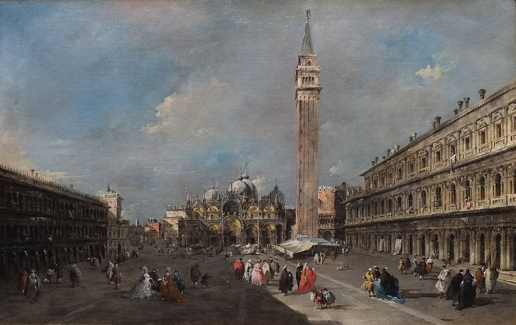 Гварди Франческо Лаццаро. Площадь Сан-Марко.1712-1717