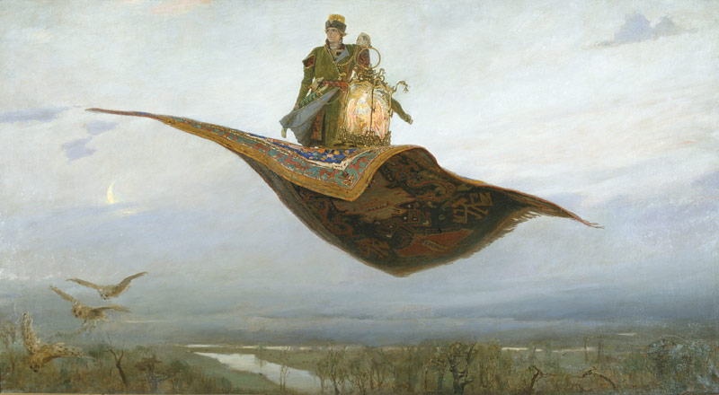 Виктор Васнецов. Ковер-самолет. 1880