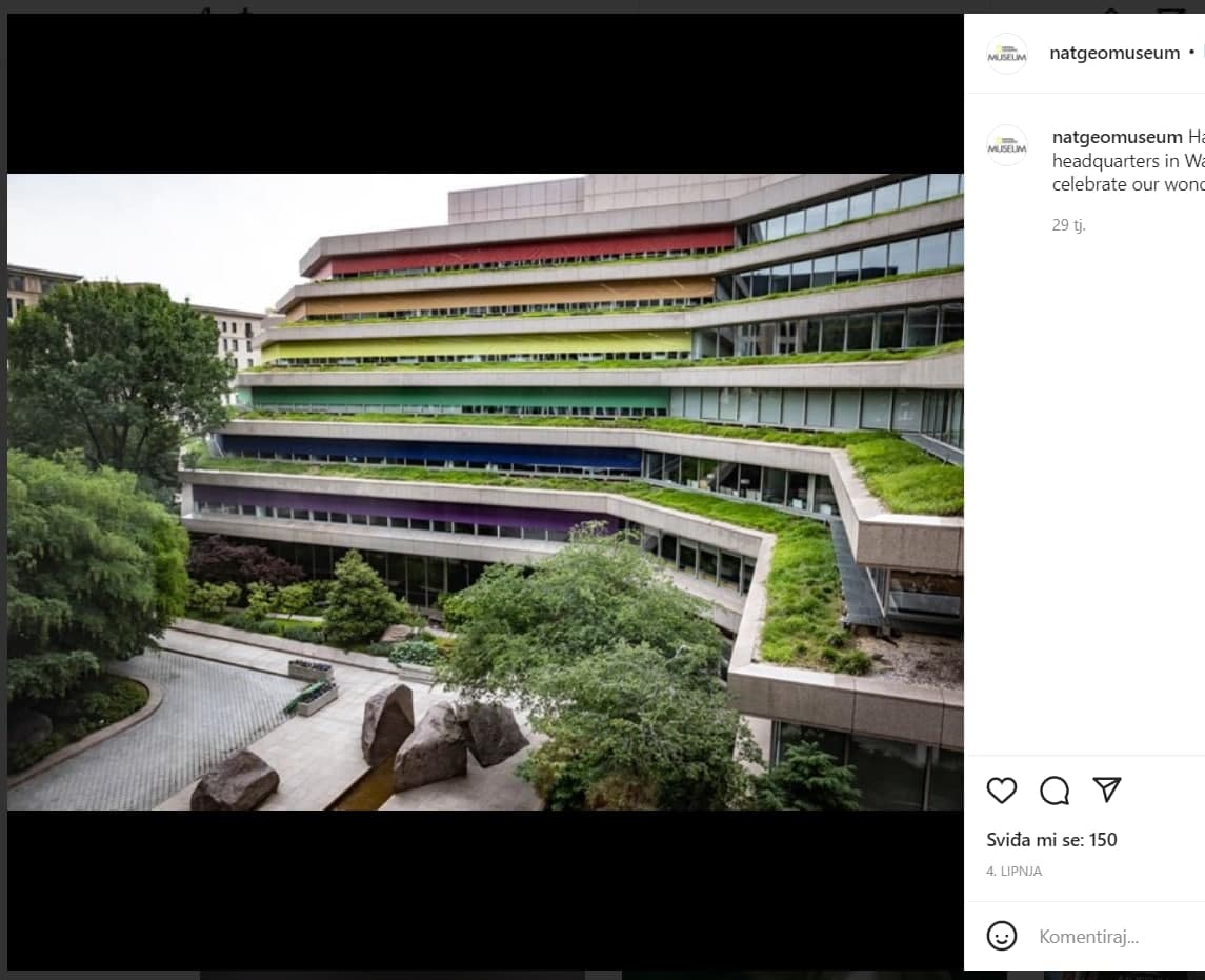 Скриншот страницы пользователя natgeomuseum, instagram.com