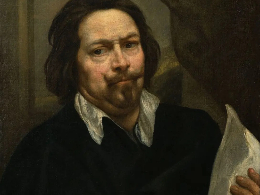 Якоб Йорданс. Автопортрет (фрагмент). 1650