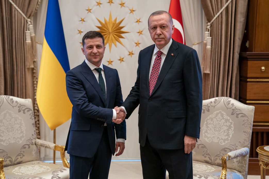 Встреча Владимира Зеленского и Таипа Эрдогана в Турции. 2019