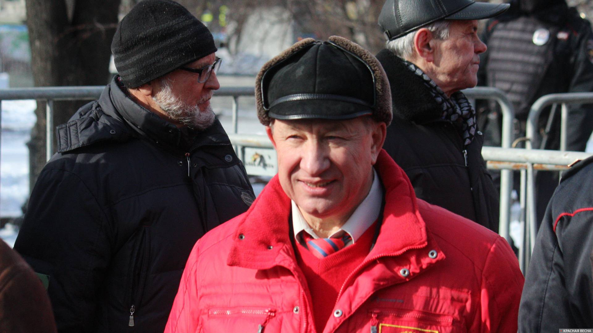 Валерий Фёдорович Рашкин на митинге КПРФ 23 февраля 2019 г