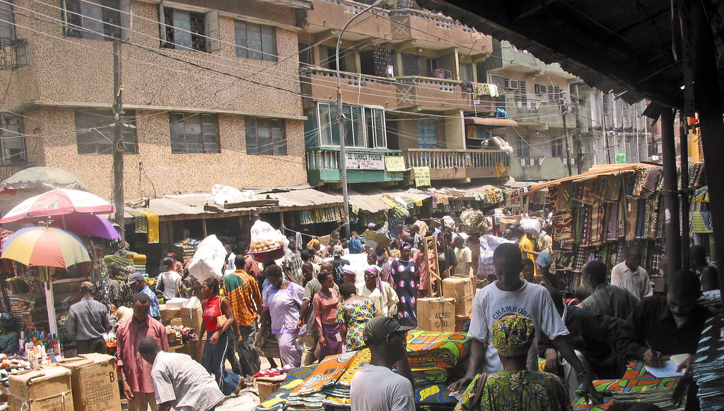 Рынок в Лагосе. Нигерия
