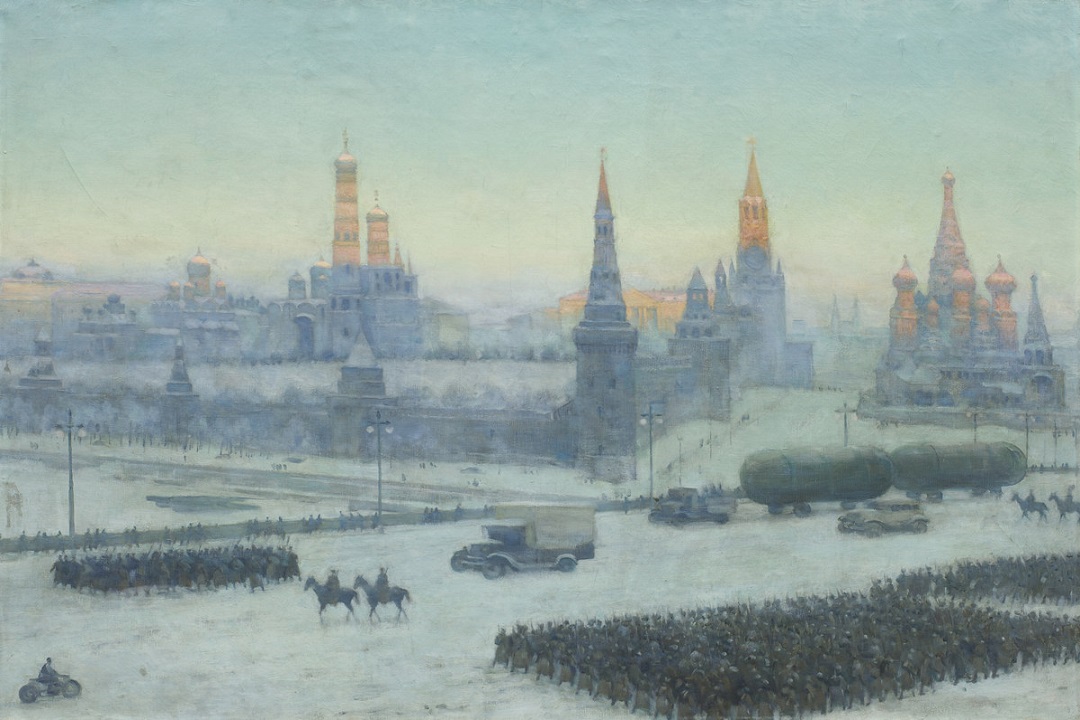 Константин Юон. Утро Москвы. 1942