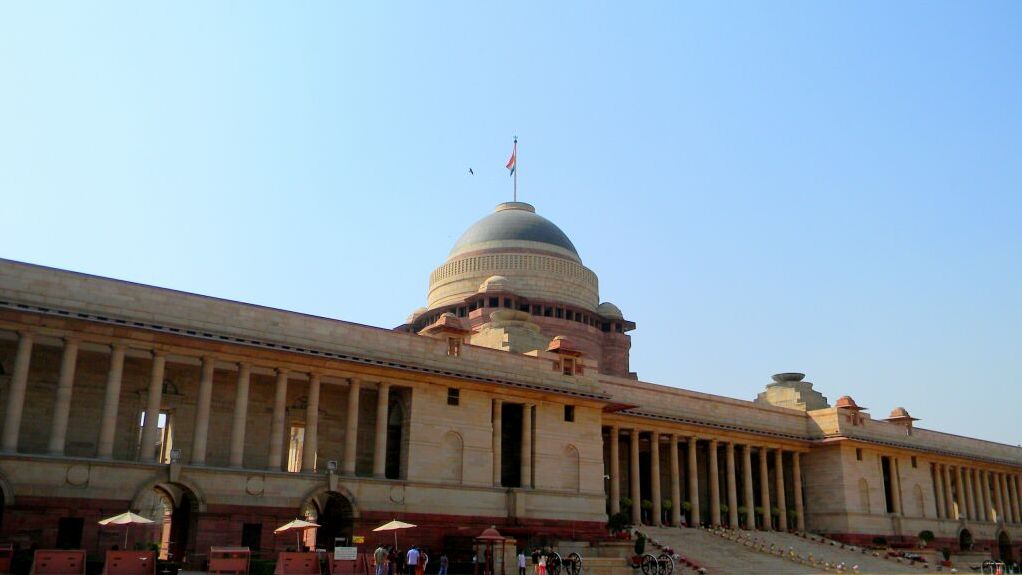 Президентский дворец в Нью-Дели. Индия