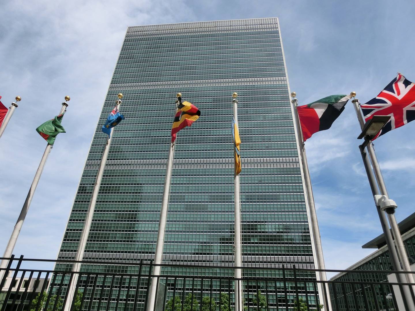 Здание ООН в Нью-Йорке. США