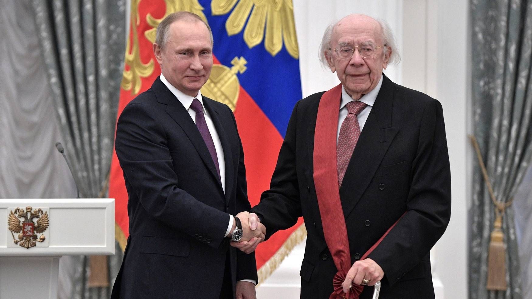 Геннадий Рождественский на встрече с Владимиром Путиным