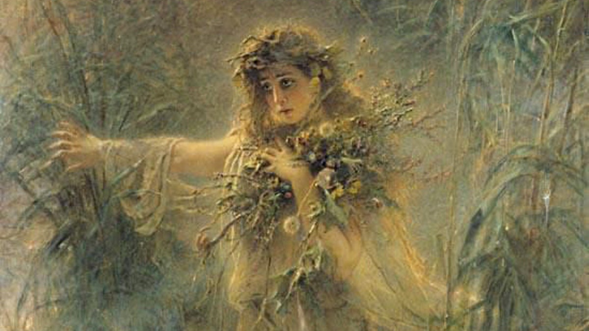 Константин Маковский. Офелия (фрагмент)