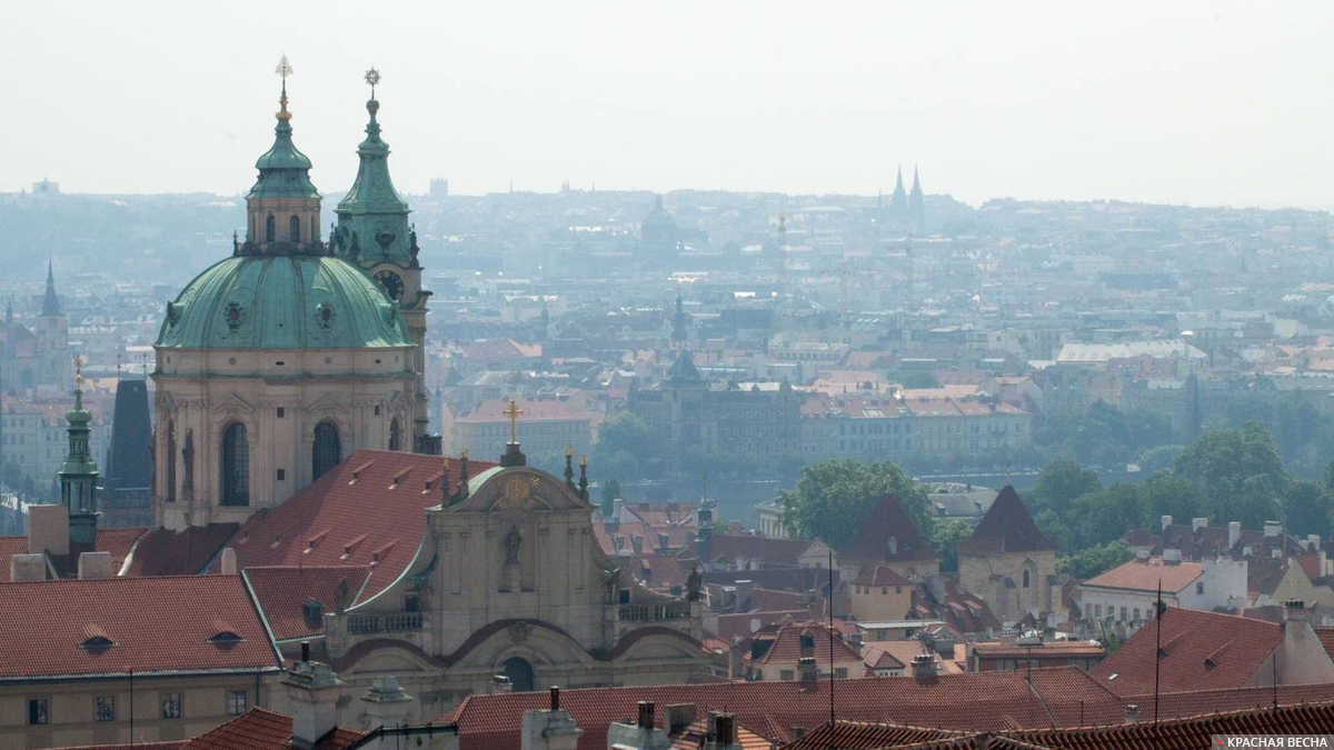 Вид на Прагу. Чехия. 