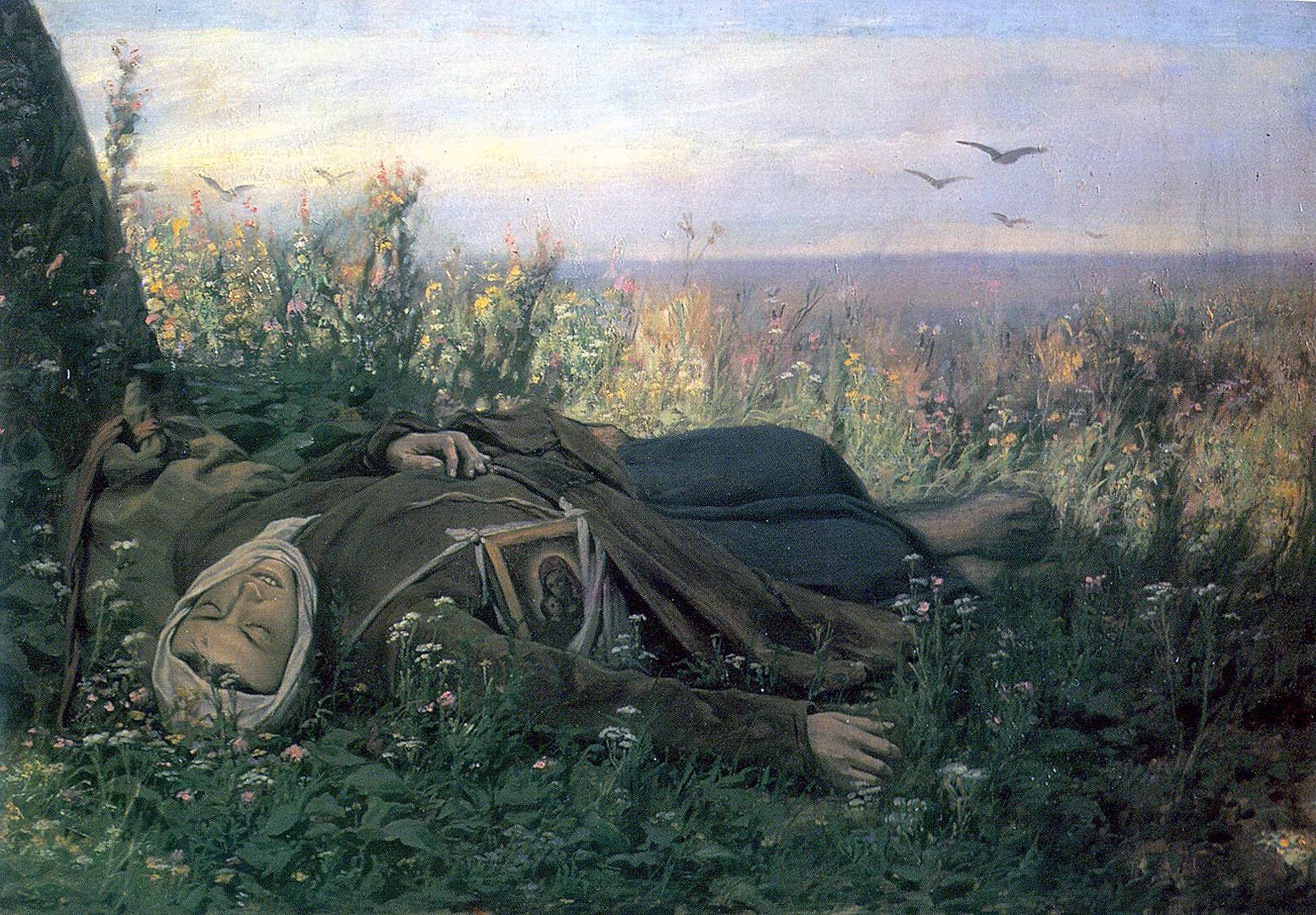 Василий Перов. Странница в поле. 1879