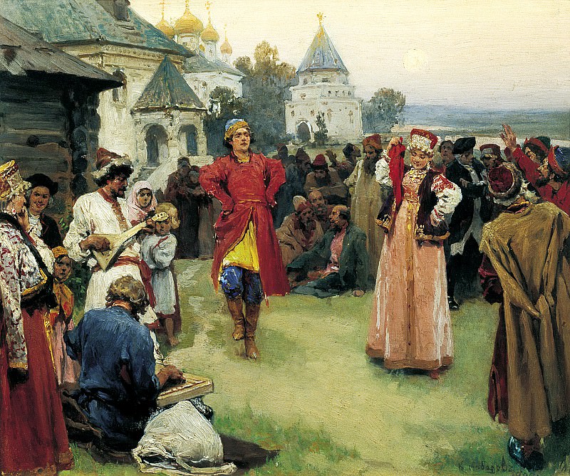 Клавдий Лебедев. Пляска. 1900