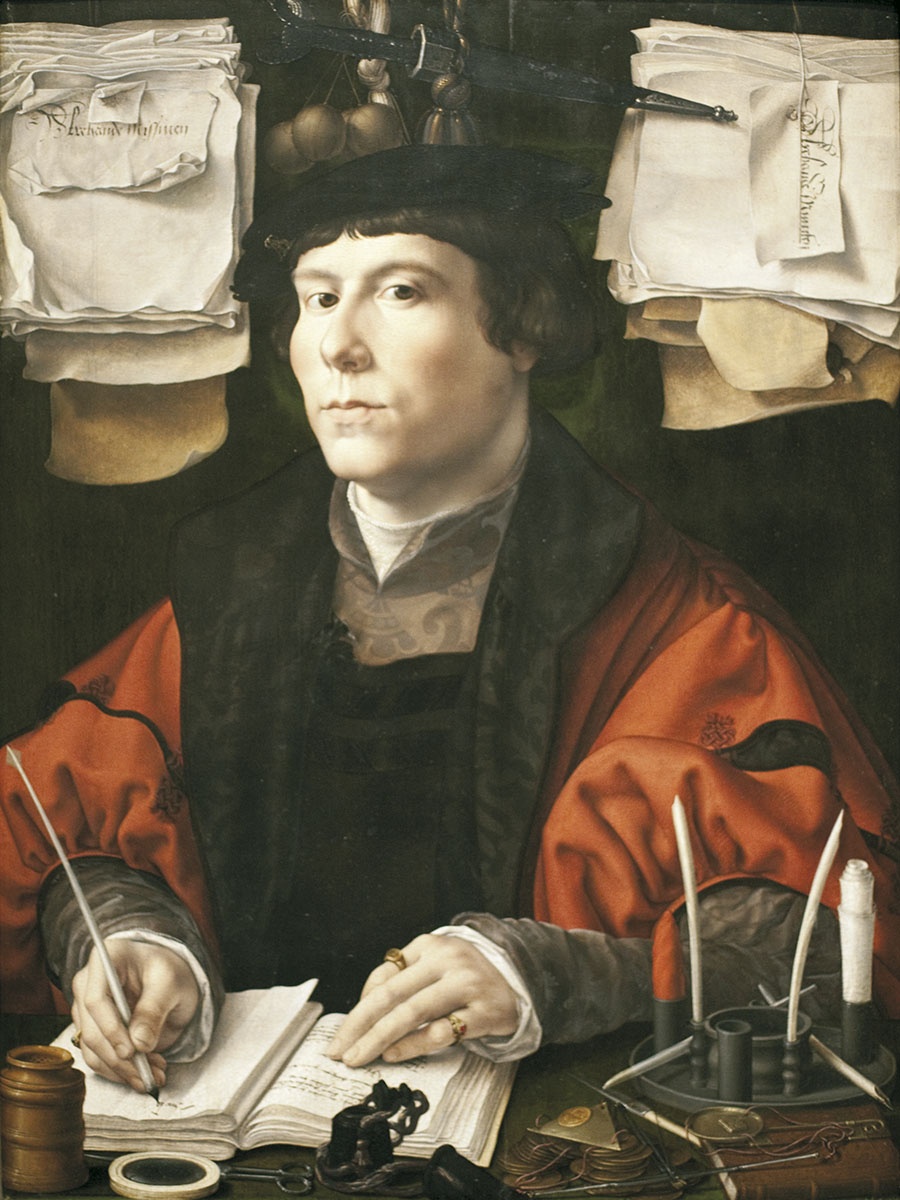 Ян Госсарт. Портрет банкира. 1530 год.