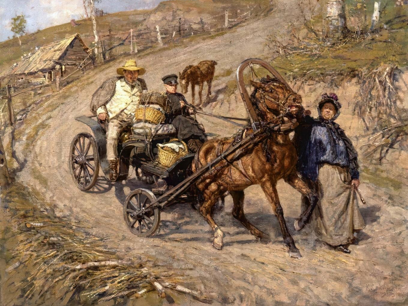 Константин Савицкий. Крутой спуск. 1902