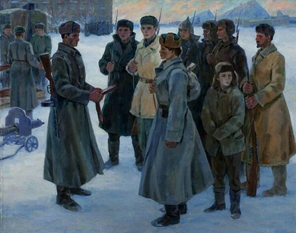 Василий Журавлев. Добровольцы Донбасса. 1942
