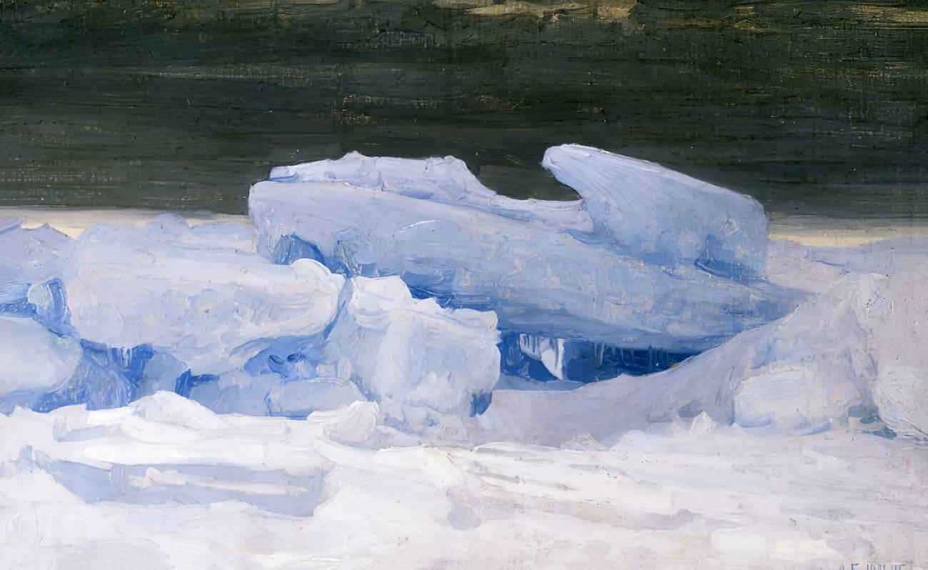 Александр Борисов. Торосы в Карском море. 1901