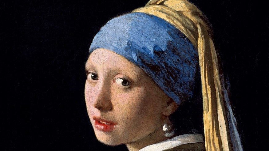 Ян Вермеер. Девушка с жемчужной сережкой (фрагмент). Около 1665